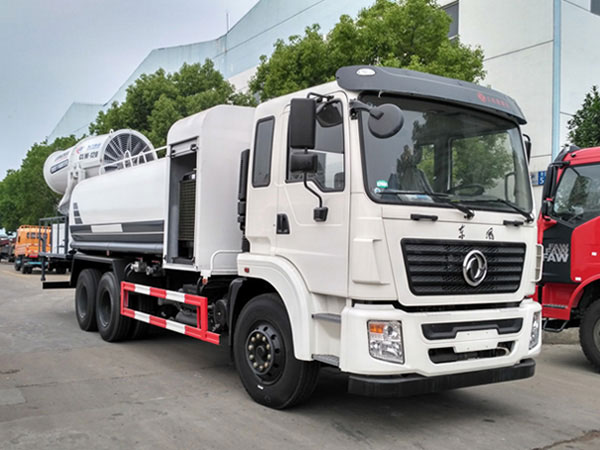 國五東風后雙橋15立方多功能抑塵車