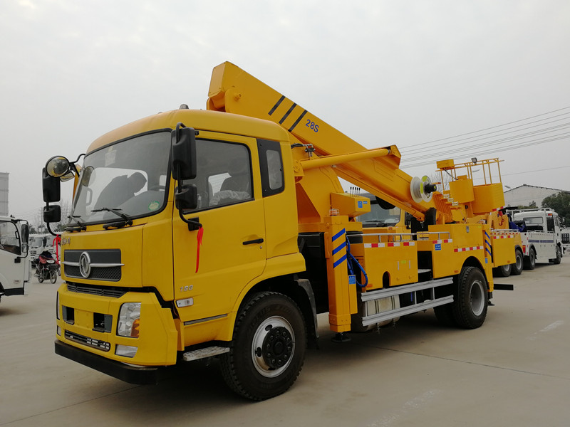 東風天錦26米伸縮臂高空作業車-直臂式高空作業車