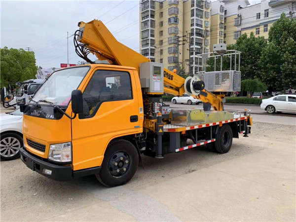 藍牌伸縮臂式21米高空作業(yè)車-程力汽車集團